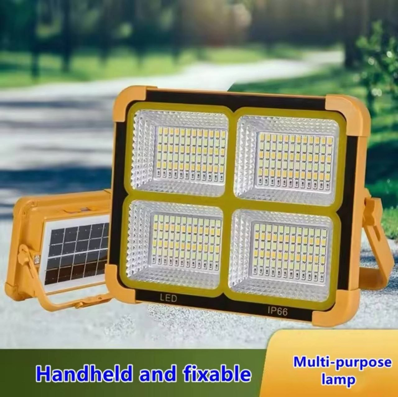 Portable Solar Rechargeable Multifunctional Lamp
